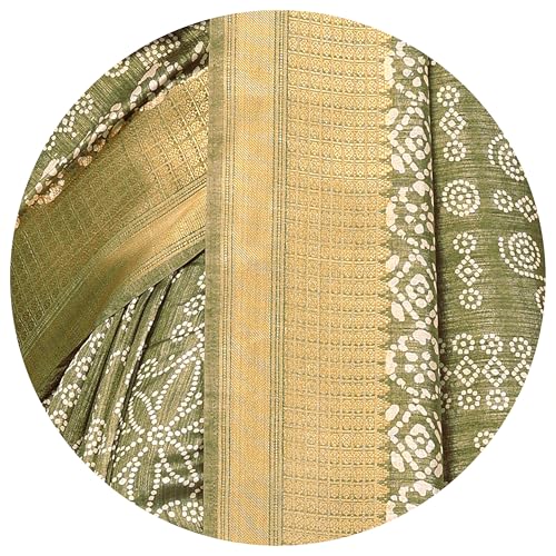 Image of MIRCHI FASHION Women Saree Cotton Silk Batik Block Printed | Breathable Office Wear and Regular Use Sari with Blouse Piece