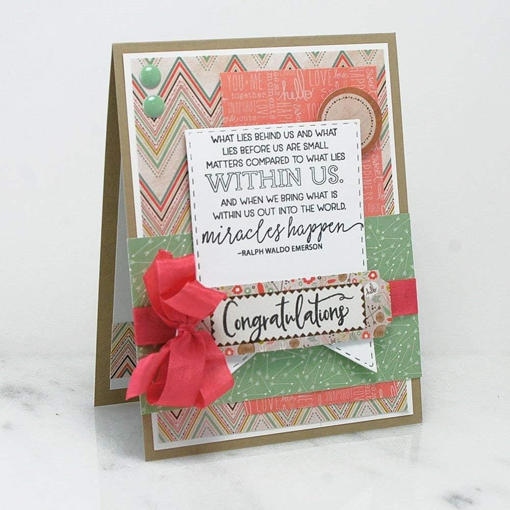 Graduation Sentiments Congratulations Graduate 4x6 Inch Sheets