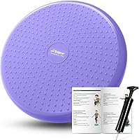 Vista 9 de Trideer Disco de equilibrio de núcleo con cojín oscilante, asiento flexible para aula primaria, asiento para meneo para niños sensoriales