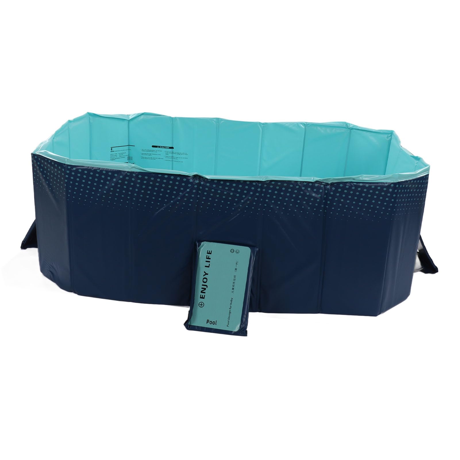 Foldable Swimming Pool, Oversize Pool Leakage Durable Multipurpose Portable for Home (1.6m / 5.25ft)-picture-26