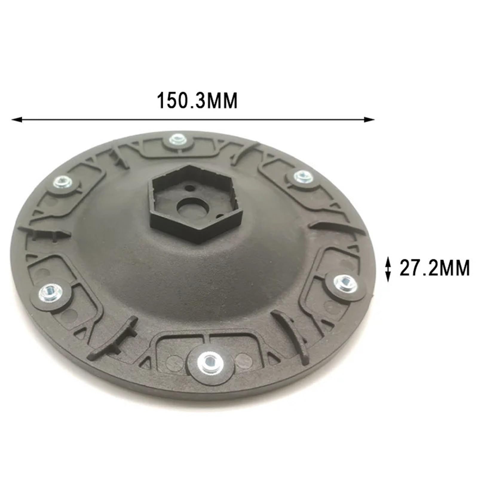 RSD-01-1 Placa Giratoria De Disco Cortador De Repuesto con Orificio De 6 Cuchillas, Compatible con Landxcape, Pieza De Repuesto For Cortacésped Robótico LX835