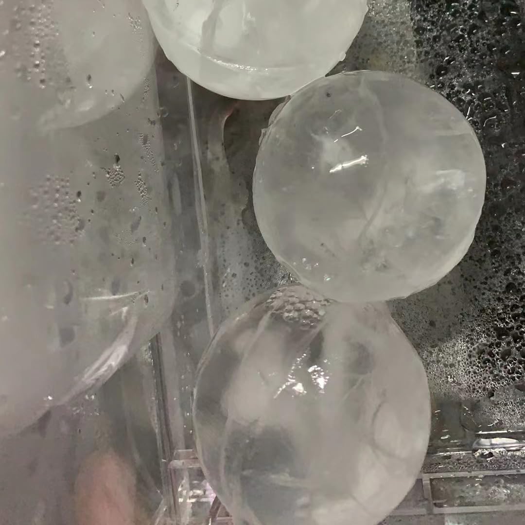 Ice Maker Machine, Portable Countertop Sphere Ice Machine, With Auto Self-Cleaning Function, 84 Sphere Capacity,For Home/Bar on Fridge.com - View 5