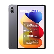 XIAOMI REDMI Pad 2 Pro, 8+256GB, Display 12.1″ 2.5K 120Hz, Batteria 12000mAh (tip), Processore 4nm, Interconnettività Smart, Garanzia 2 anni, Graphite Gray, Caricatore non incluso