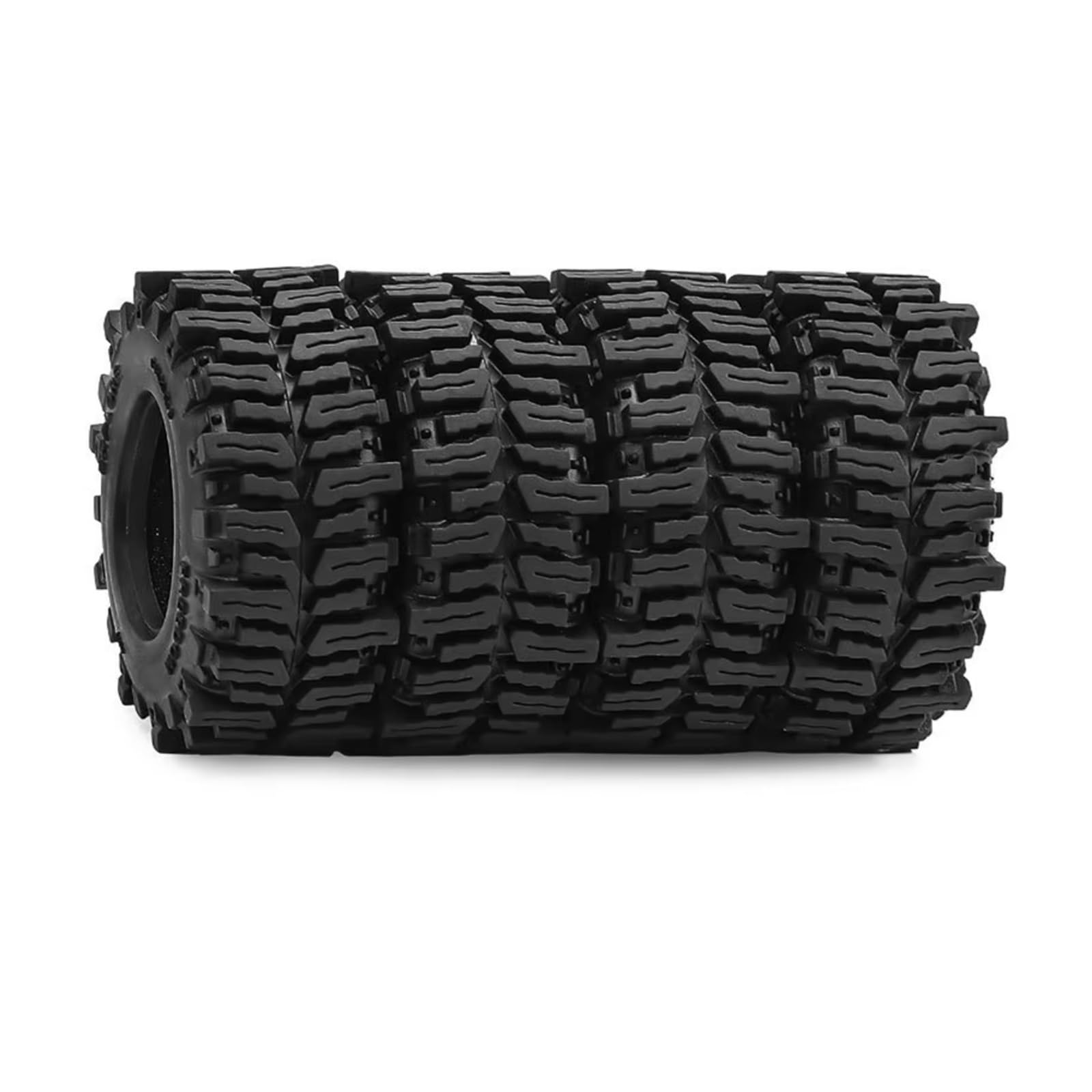 RC Coche NeumáTico Piezas para TRX4M para SCX24 AX24 para FCX24 1/18 1/24 4 Piezas Neumáticos Goma Blanda 64 Mm Y 1,3" para Alto Agarre Coches RC Todoterreno Accesorios Repuestos