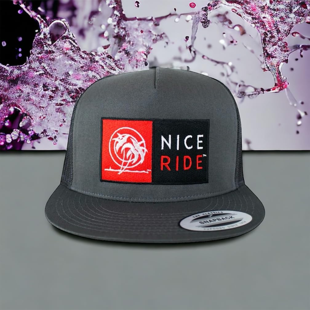 N-R Combo Charcoal Classic 6006 Snapback Trucker Baseball Hat