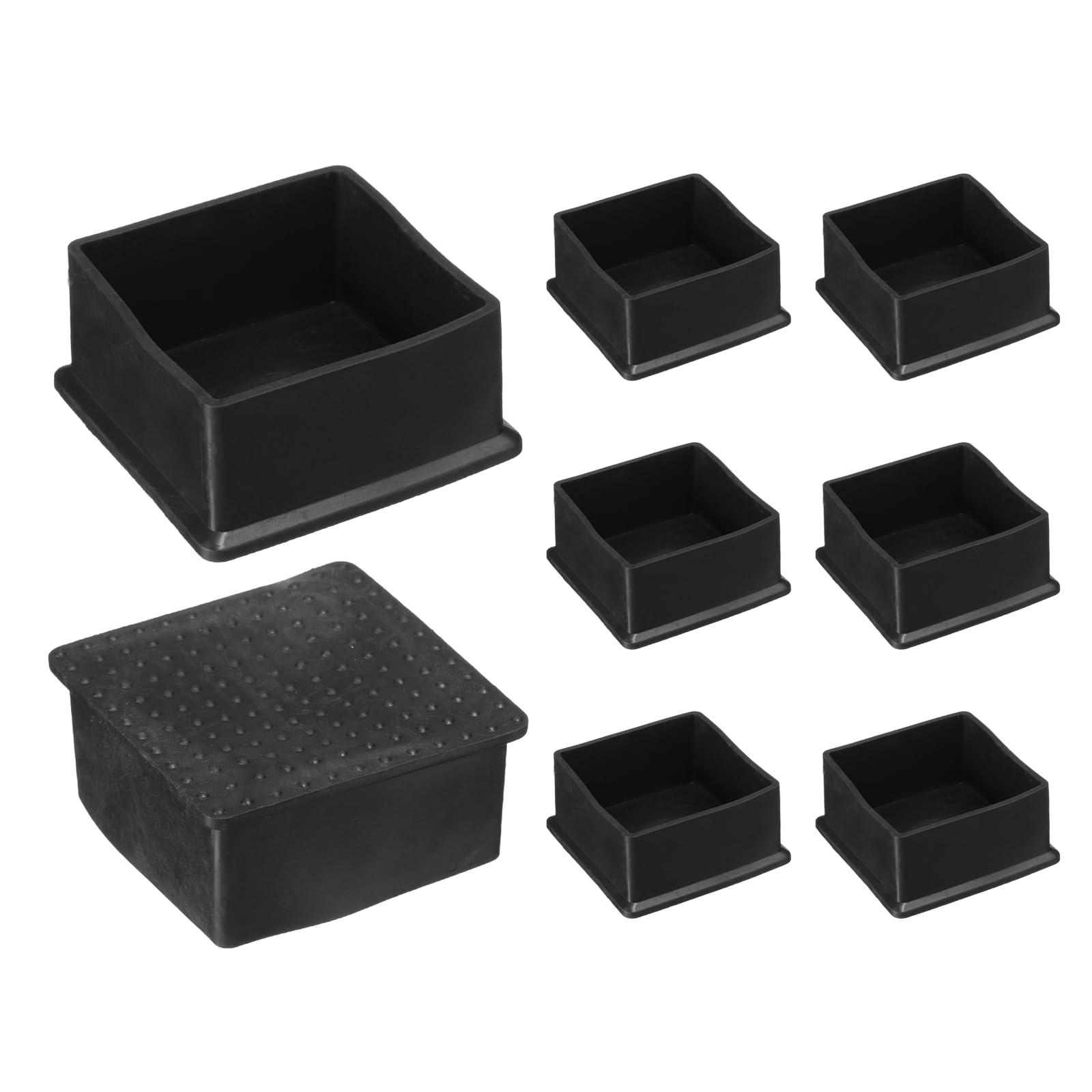 Protectores de suelo antideslizantes para patas de silla de salón de 60 mm