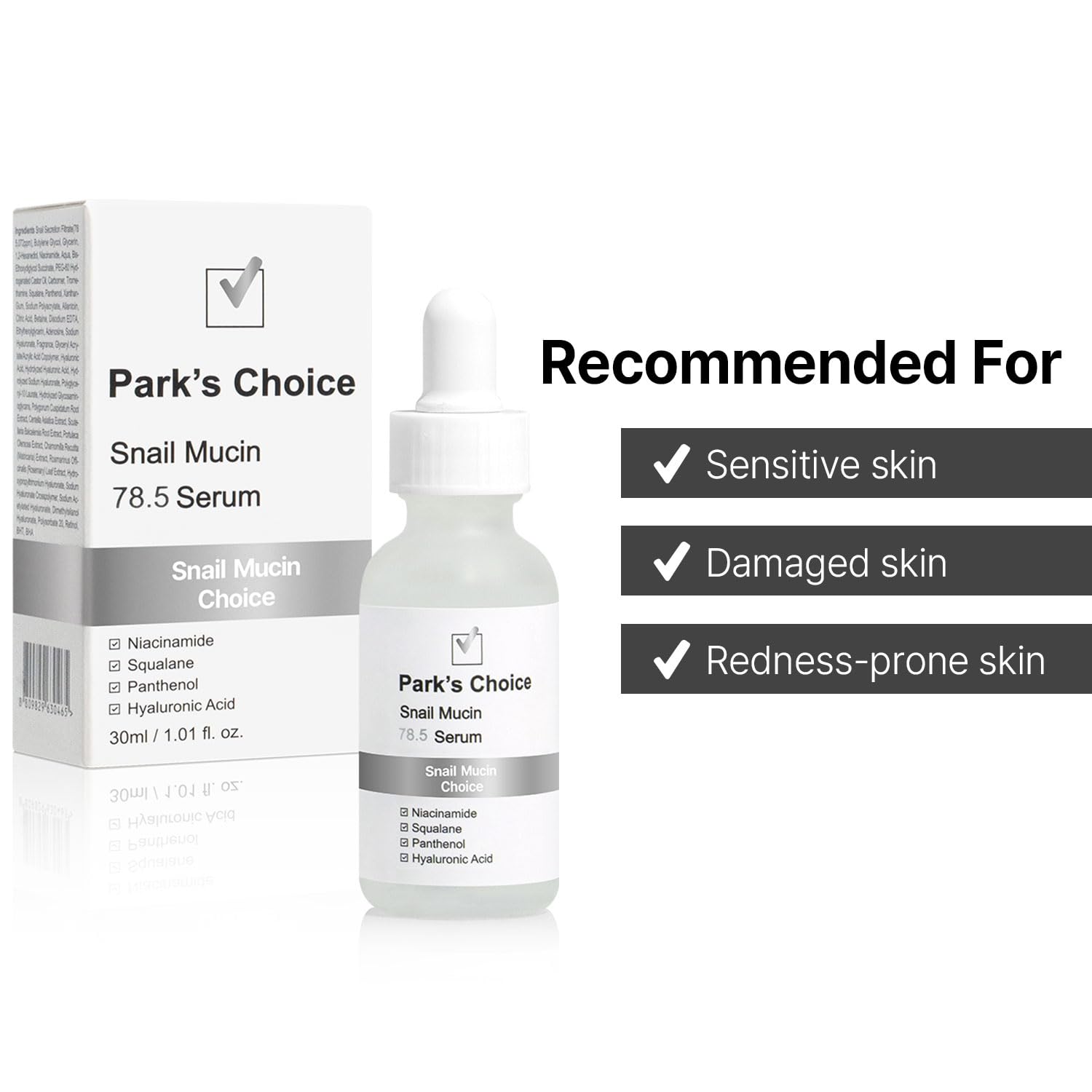 Park's Choice Snail Mucin 78.5 Serum with Niacinamide & Panthenol, 1.01 fl.oz. - Image 5