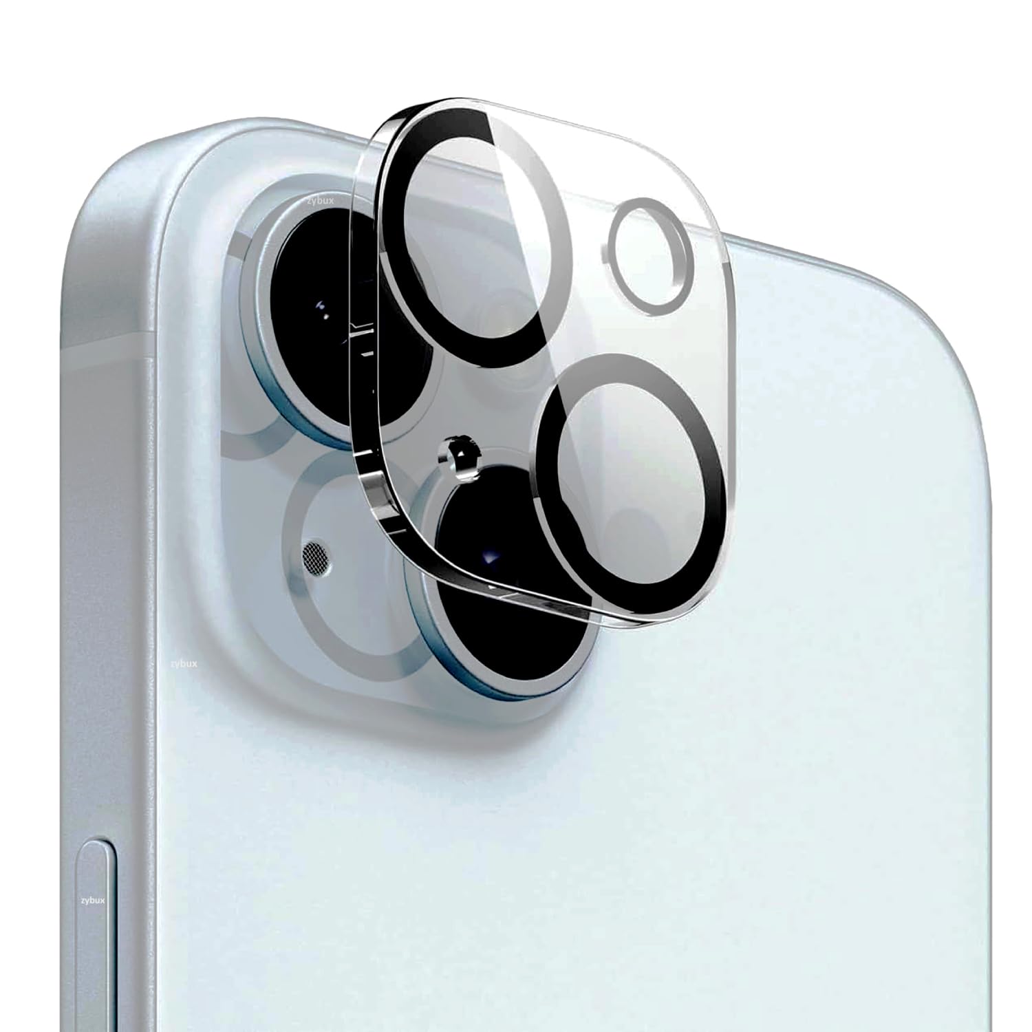 ZYBUX Camera Lens Protector For Iphone 15/Iphone 15 Plus, 9H Hardness Glass And Anti-Scratch Black Ring Lens Cover, Clear Hd Camera Accessories [Original Lens Design], Transparent (B0CJXZQ141) Amazon Price History, Amazon Price Tracker