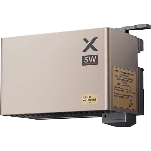 xTool 5W IR Laser Module for P3, 5W IR Laser Engraver Head for Jewelry and Metal, Professional Laser Module for Metal, Plastic, Acrylic Engraving