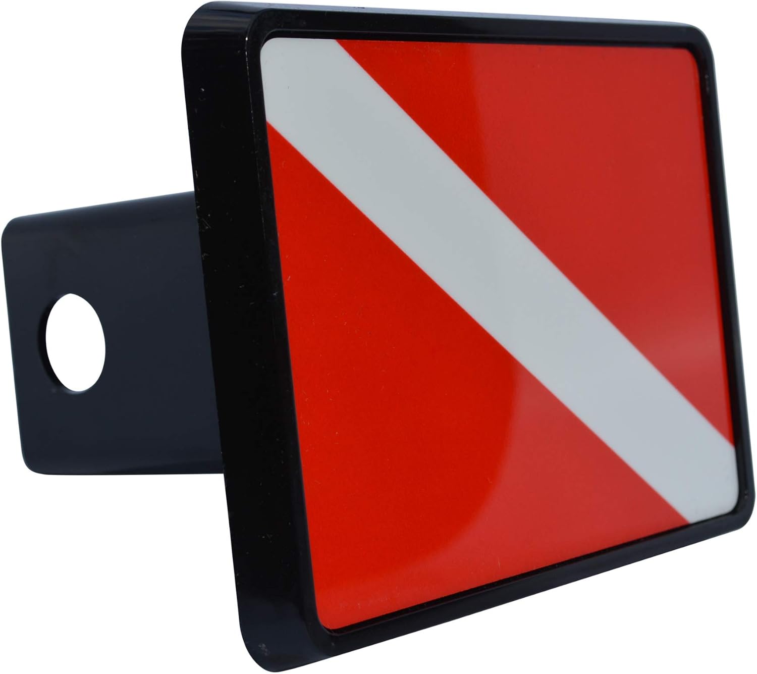 Rogue River Tactical Diver Down Flag Trailer Hitch Cover Plug Gift Idea Scuba Diving