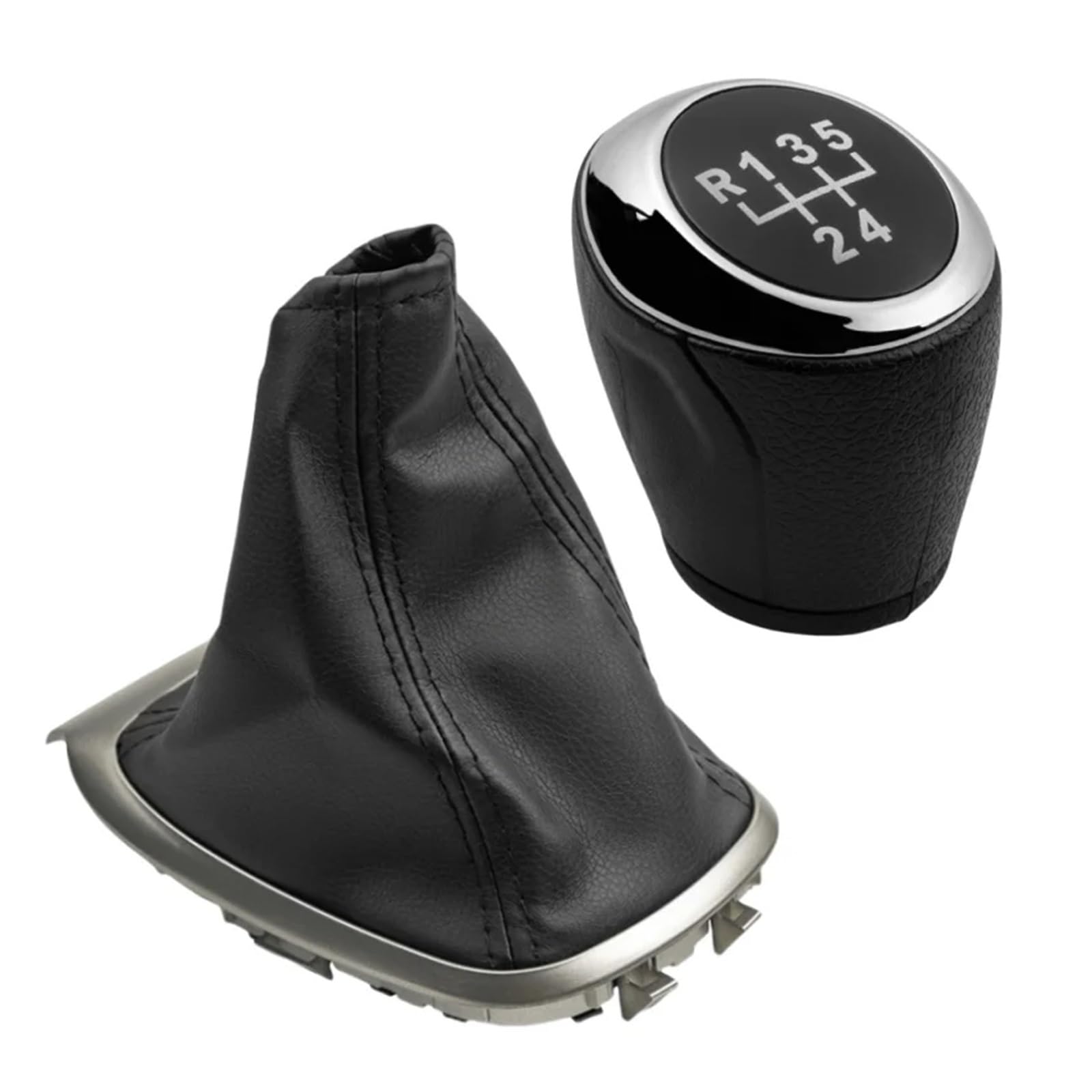 Jeocoai 5-Speed-Combo Car Gear Knob 5/6 For Speed Hand Ball Gear Shift Knob Gaiter Boot Dustproof Cover For Chevy For Aveo(5-Speed-Combo)