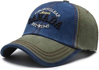 Vintage Dad Hat Trucker Cap Canada Maple Leaf Baseball Cap Adjustable Clip for Universal Fit