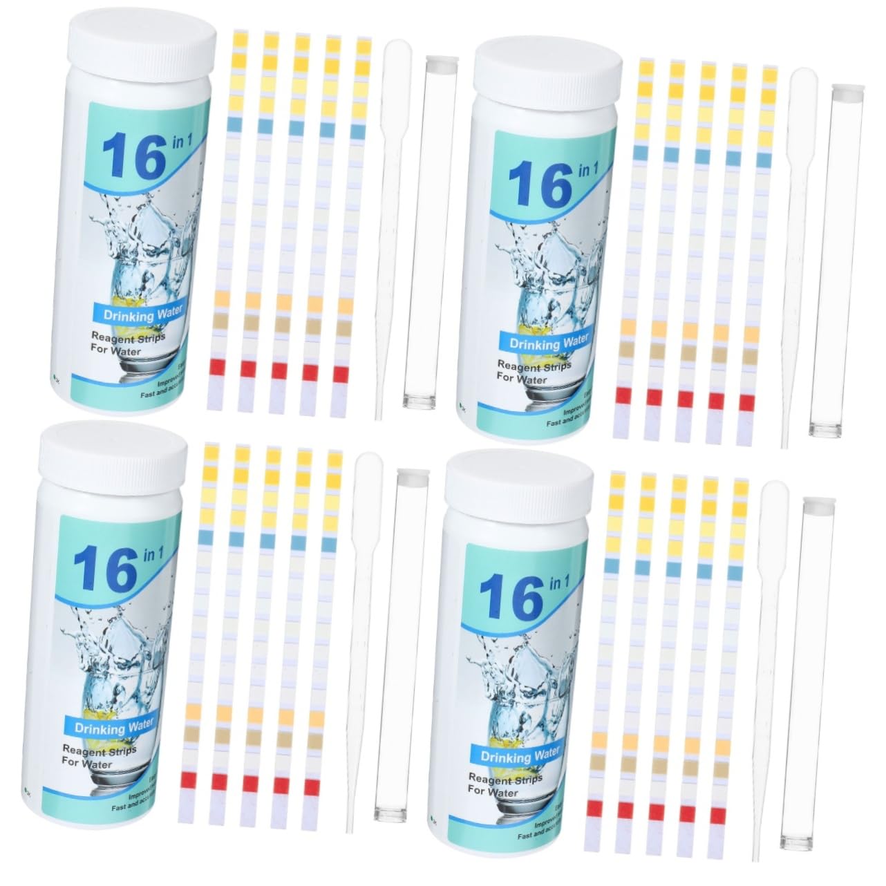 GLEAVI 400stücke Wasserteststreifen Für Trinkwasser Leitungswasser Und Aquarien Schnelle Ergebnisse Einfach Zu Bedienen Für Zuhause Und Pools Umfassende Wasserqualitätstest-kits