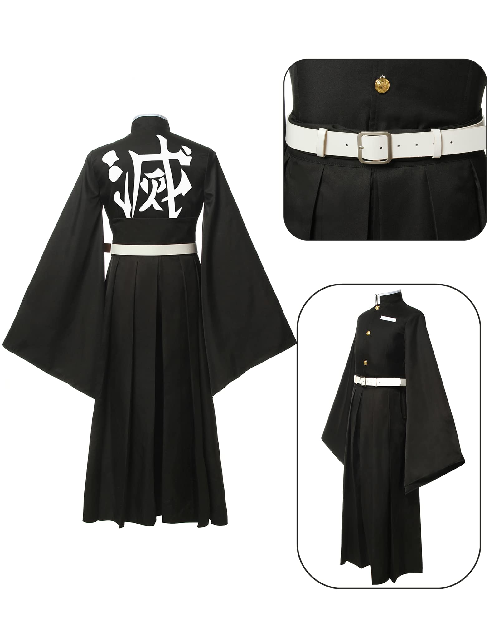 Agatsuma Zenitsu Cosplay Kimono Set Completo Anime Zenitsu Cosplay Costume Adulto
