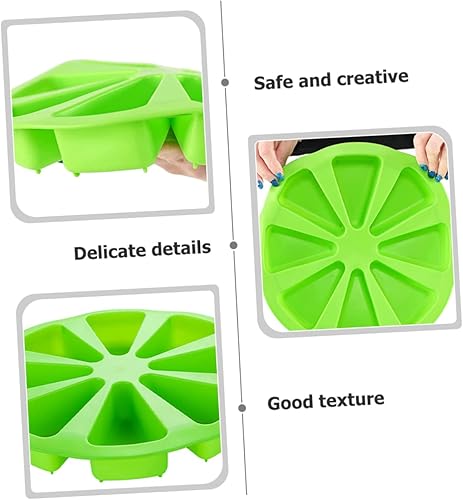 Miniatura 3 de UPKOCH Molde de bandeja de silicona para hornear con 8 divisores, moldes para cubitos de hielo, moldes para dulces, moldes para tartas de cavidad,