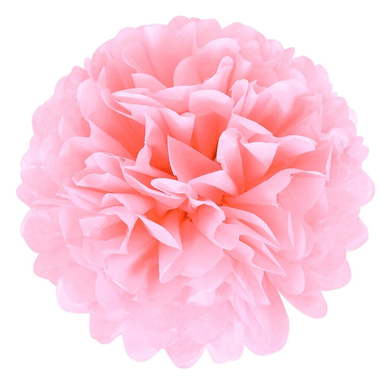 Paper Pompom 5pcs Wedding Decorative Paper Pompoms Pom Poms Flower Ball Party Home Decor Tissue Birthday DIY for Party(Color-02,35cm 5pcs)