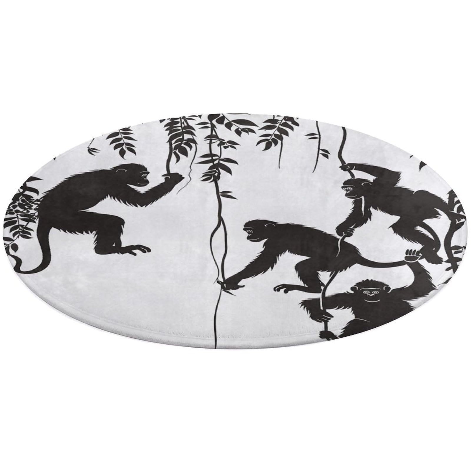 Tapis singe lavable pelucheux pour salon et cuisine