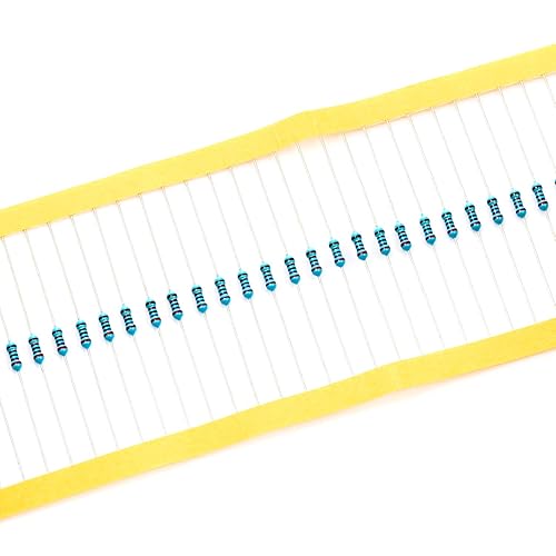 Vista 23 de Chanzon 100pcs 1/4W (0.25W) 33K Ω ohmios Resistencia fija de película metálica 0.01 ±1% Tolerancia 33KR MF Resistencias de orificio pasante