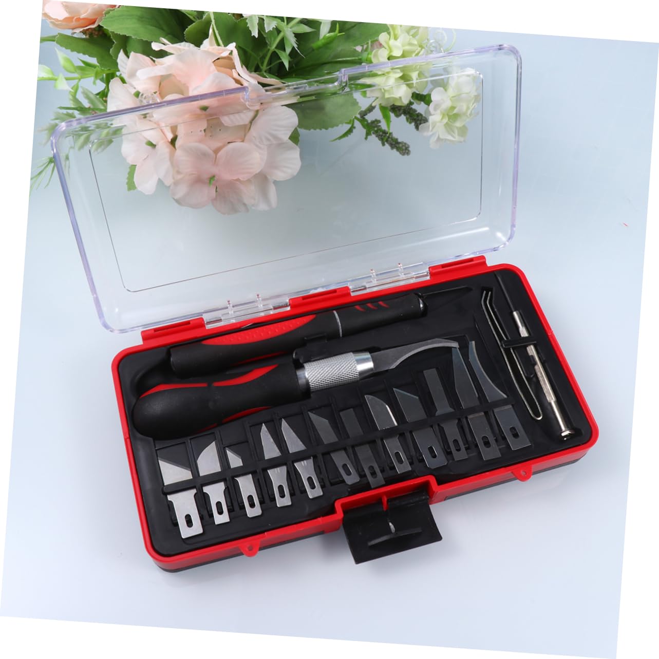 Housoutil Kit Di Utensili Per Incisione Robusto - Set Da 16 Pezzi Con Penna Scalpello Per Intaglio Del Legno Ideale Per Principianti E Avanzati