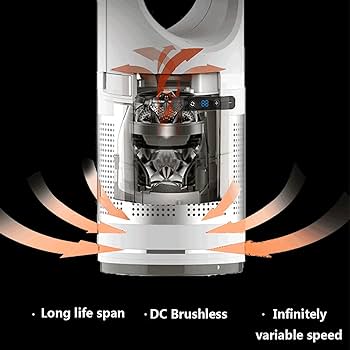 扇風機・サーキュレーター BLADELESS FAN Amazon.com: Bladeless Fan, 24