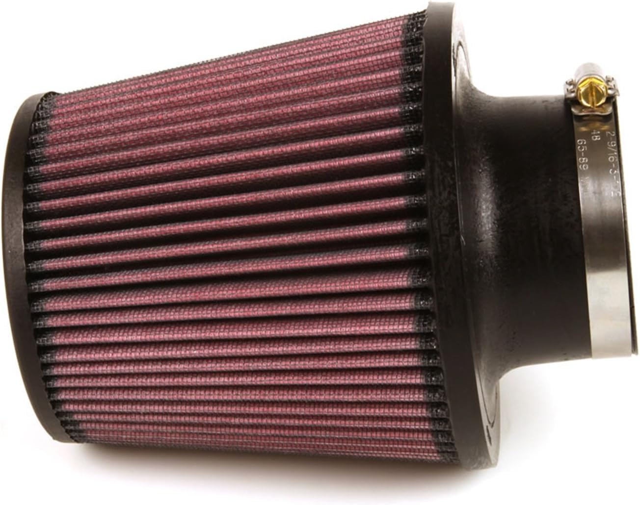 K&N RE-0930 High Performance Universal Clamp-on Air Filter 3 Flange 6 Height by K&N Coche y Moto