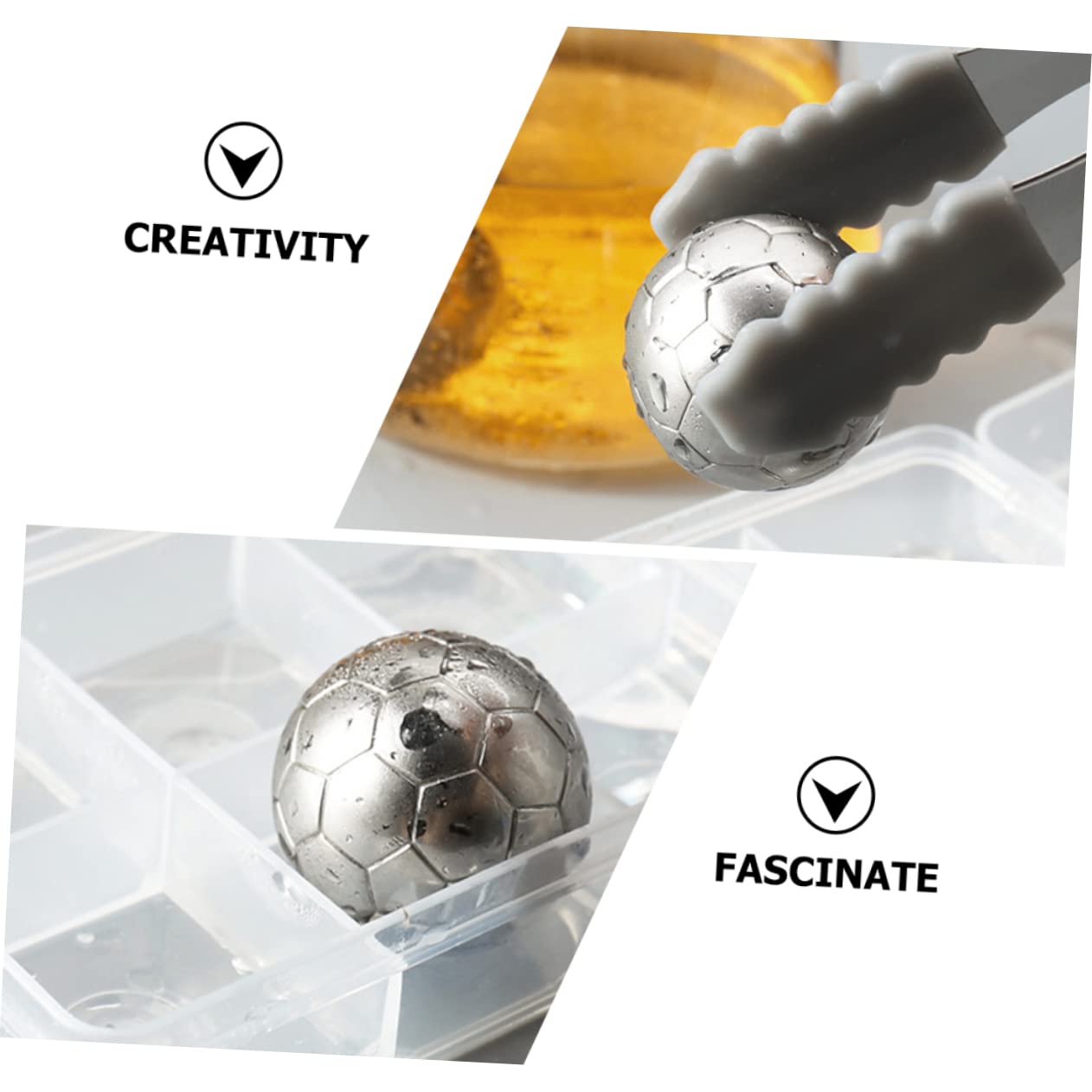 TOPBATHY Juego De 3 Cubitos De Hielo Reutilizables De Acero Inoxidable Para Whisky.