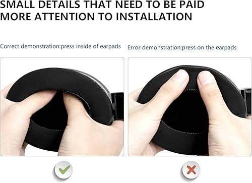 Miniatura 5 de Gvoears - Almohadillas de repuesto para auriculares Sennheiser HD650HD600HD660SHD545HD525HD535, almohadillas de oído también aptas para auriculares