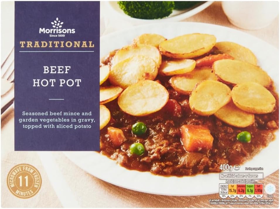 Morrisons Traditional Beef Hot Pot, 400g (Frozen)