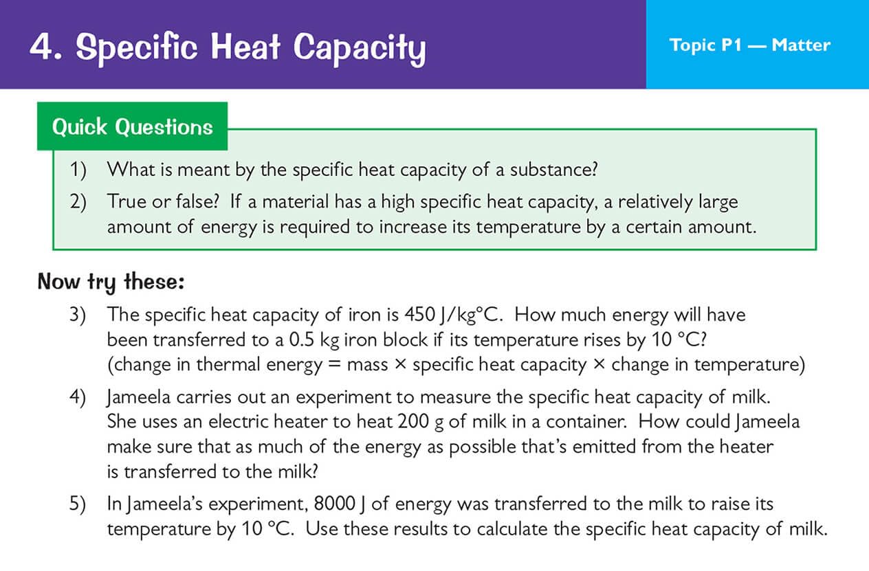 GCSE Physics OCR Gateway Revision Question Cards