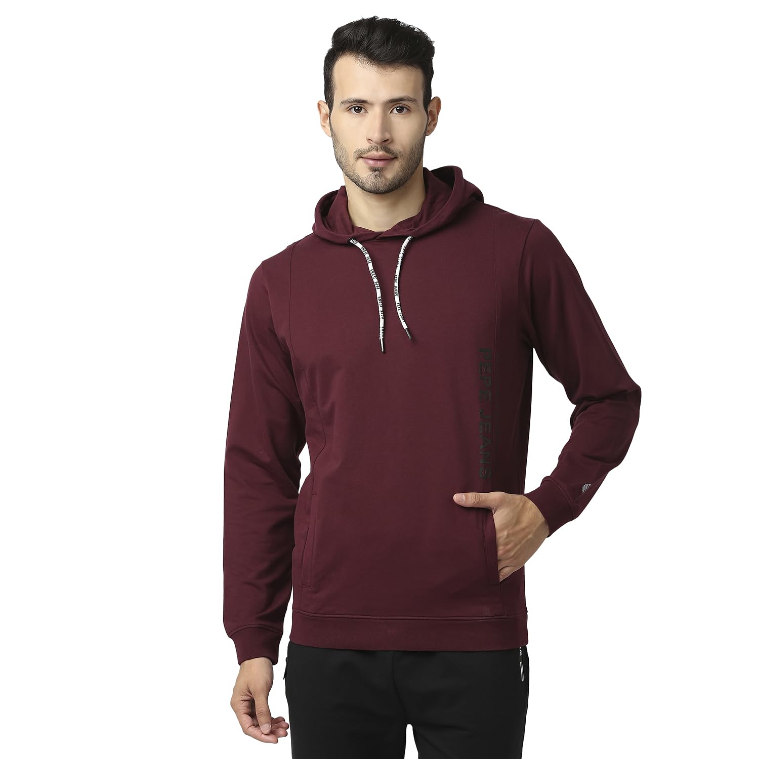 Men Cotton Regular Fit Hooded Sweatshirt-image-17