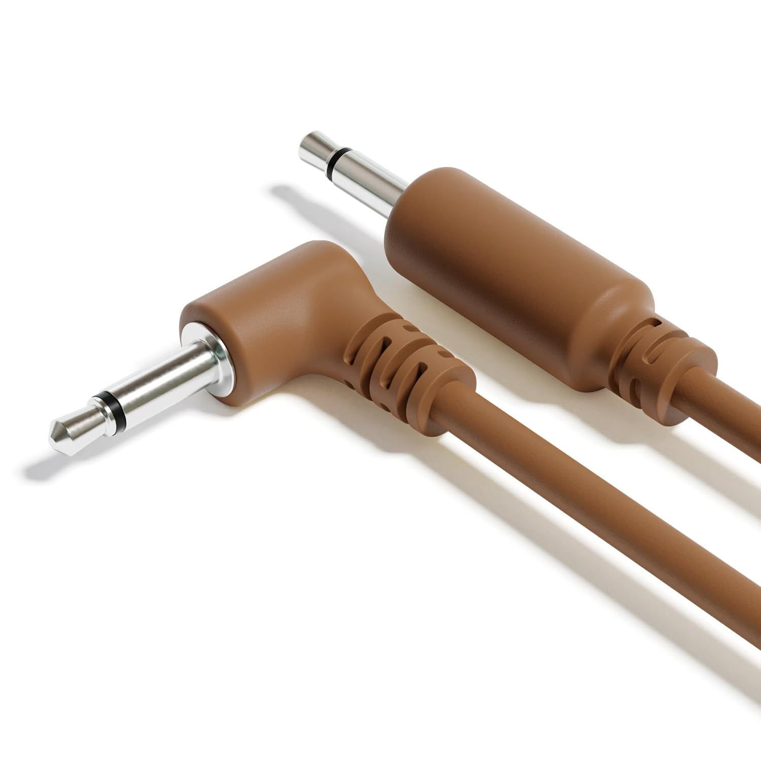 Hybrid Mono Modular Patch Cables - TS 3.5mm 1/8" - Eurorack Synth Synthesizer [12-Pack | 20 cm - 7.87"]