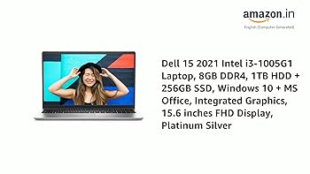 DELL ノートPC i3-1005G1 8GB SSD 256GB Amazon.com: Dell Inspiron 3000 15.6-inch HD Touchscreen Laptop PC