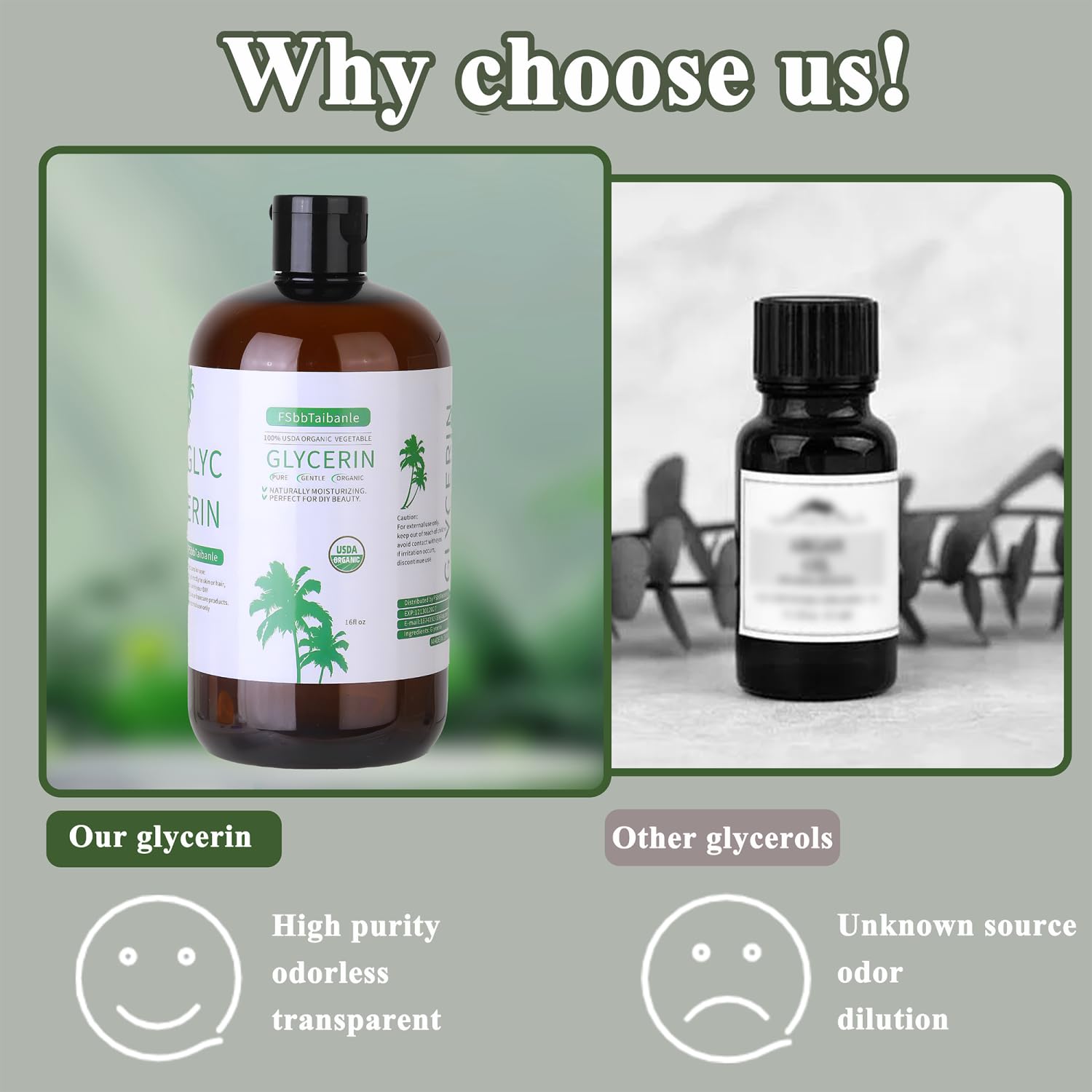 Organic Vegetable Glycerin – USDA Organic Certified, 100% Pure, 16 fl oz – Natural Skin & Hair Moisturizer – Ideal for DIY Beauty, Soaps, Lotions & More – Non-GMO, Palm Oil Free - Image 5