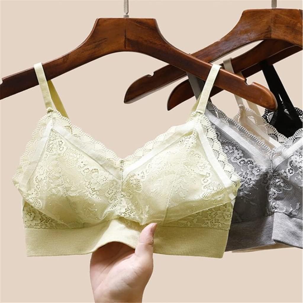 Thin Outerwear, Top with Chest Pad, piece Underwear, Lace Bra, Inner Bottoming Strap