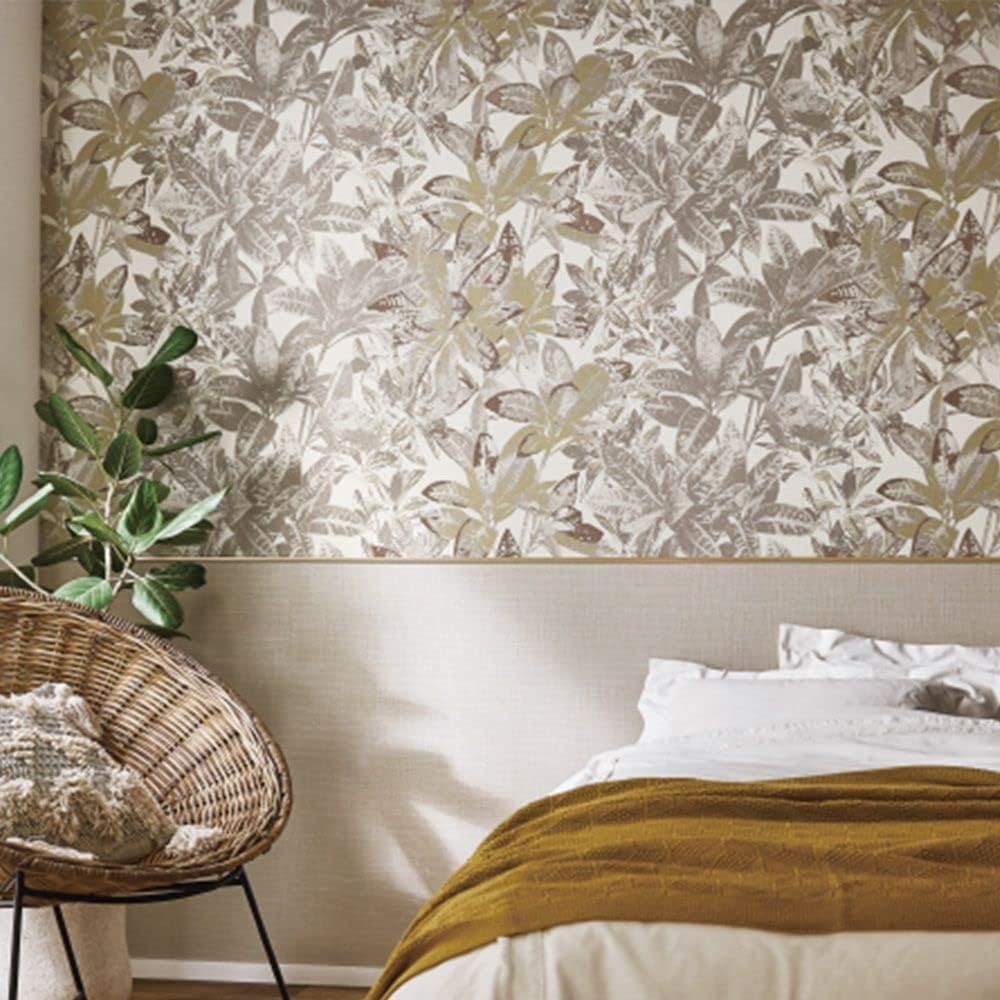 Amazon 壁紙屋本舗 壁紙 クロス ボタニカル 植物柄 ハワイアン 南国 Sbb 9777 サイズ のりなし アクセントクロス 防カビ 壁紙