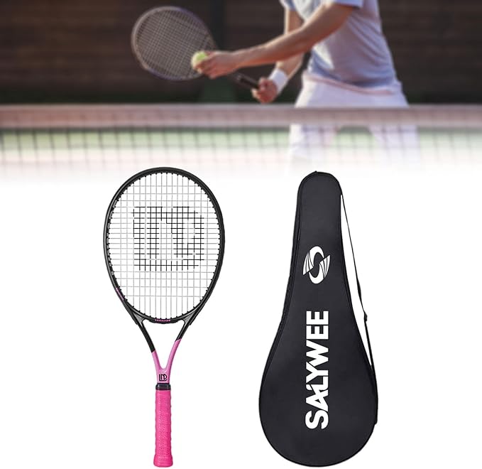 Raqueta de Tenis Lljsszr con Mango Cómodo, Color Rosa miniatura 4
