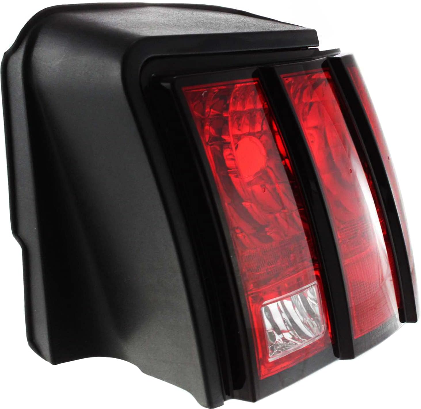 Garage-Pro Tail Light Assembly Set for Ford Mustang 1999-2004 Halogen Driver Passenger Side, Red