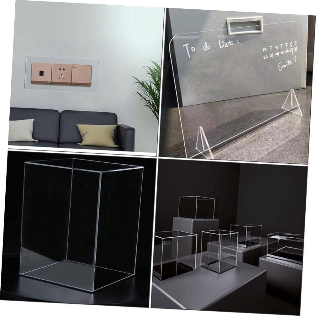 DIY Acrylic Sheets Set 6 Pack 8x12 Picture Frame Acrylic Boards Clear Crafting Projects Sheets