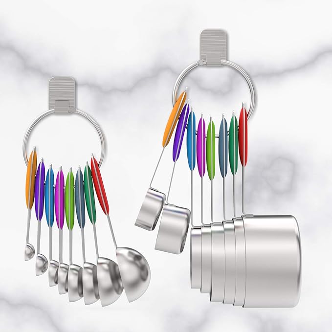 Juego de 16 Cucharas y Tazas Medidoras Wildone miniatura 5