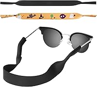 Vista 15 de MoKo Retenedor de lentes de neopreno (paquete de 2) de ajuste universal, retenedor de lentes de sol deportivos sin cola, correa de gafas de sol