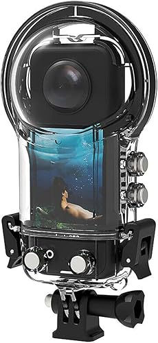 Miniatura 2 de LICHIFIT Carcasa impermeable sellada para buceo para Insta360 X3 Cámara panorámica Funda protectora Shell con accesorios de montaje de soporte