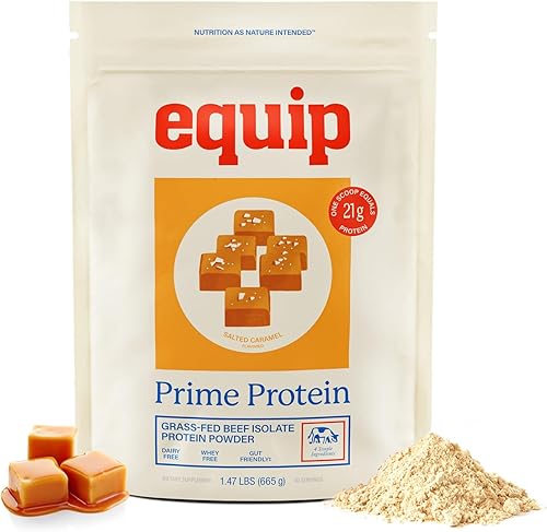 Miniatura 4 de Equip Foods Prime Protein Powder Mantequilla de maní y proteína Prime en polvo Caramelo salado