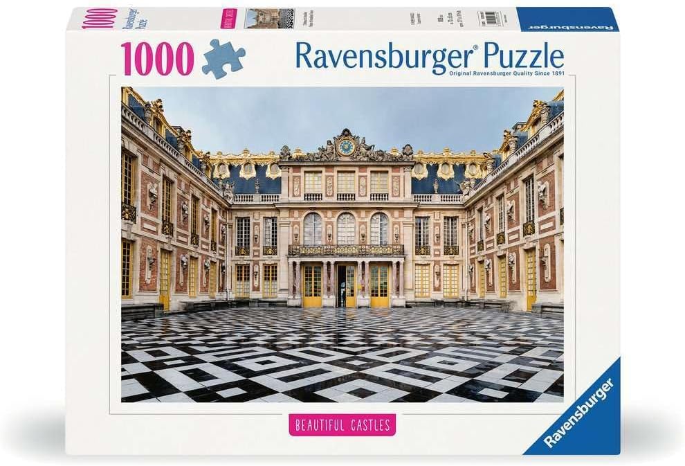 Ravensburger Jigsaw Puzzle 1000 Pieces Castle Versailles, France - Jigsaw Puzzle Adults +14 Years, 70 x 50 cm, Puzzle for Adults, Castles Collection, Gift Ideas