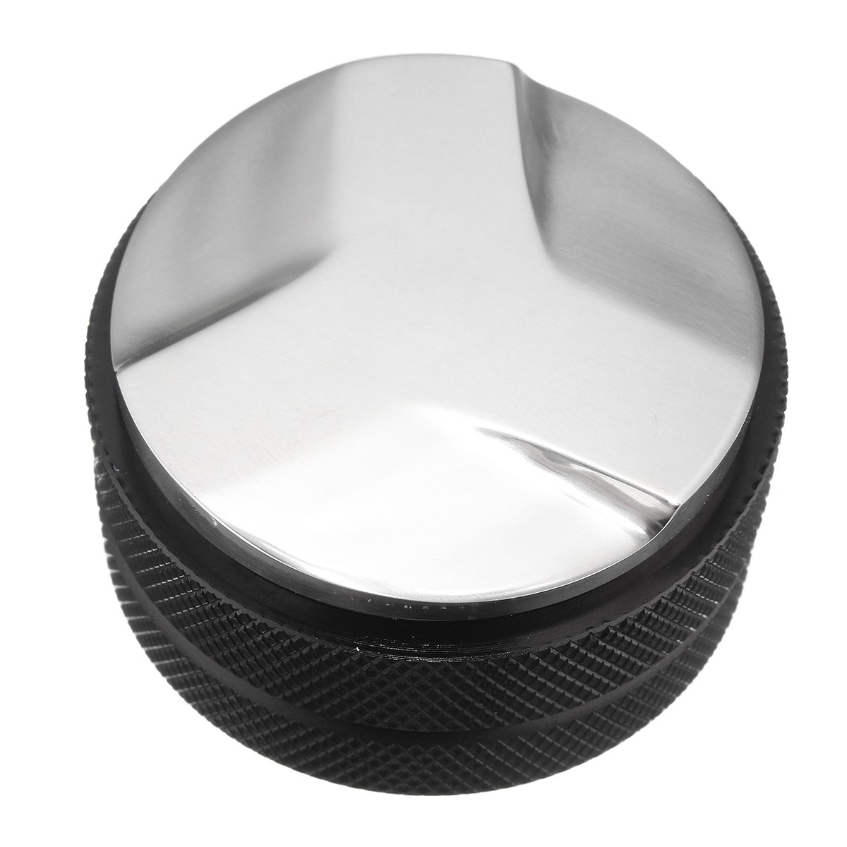 58 mm regulowany tamper do kawy ze stali nierdzewnej z trzema kątami, 4 kolory - czarny