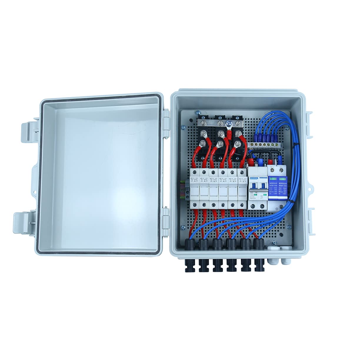 Buy Giosolar 6 String PV Combiner Box & Circuit Breakers with 15A Fuse