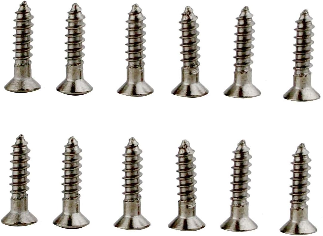 20 Pack Titanium Alloy Pickguard Mounting Screws Compatible with Fender, Gibson, Ibanez ST TL Guitar - Guitar Bass Guard Mount Screws Panel Accessories Luthier Projects