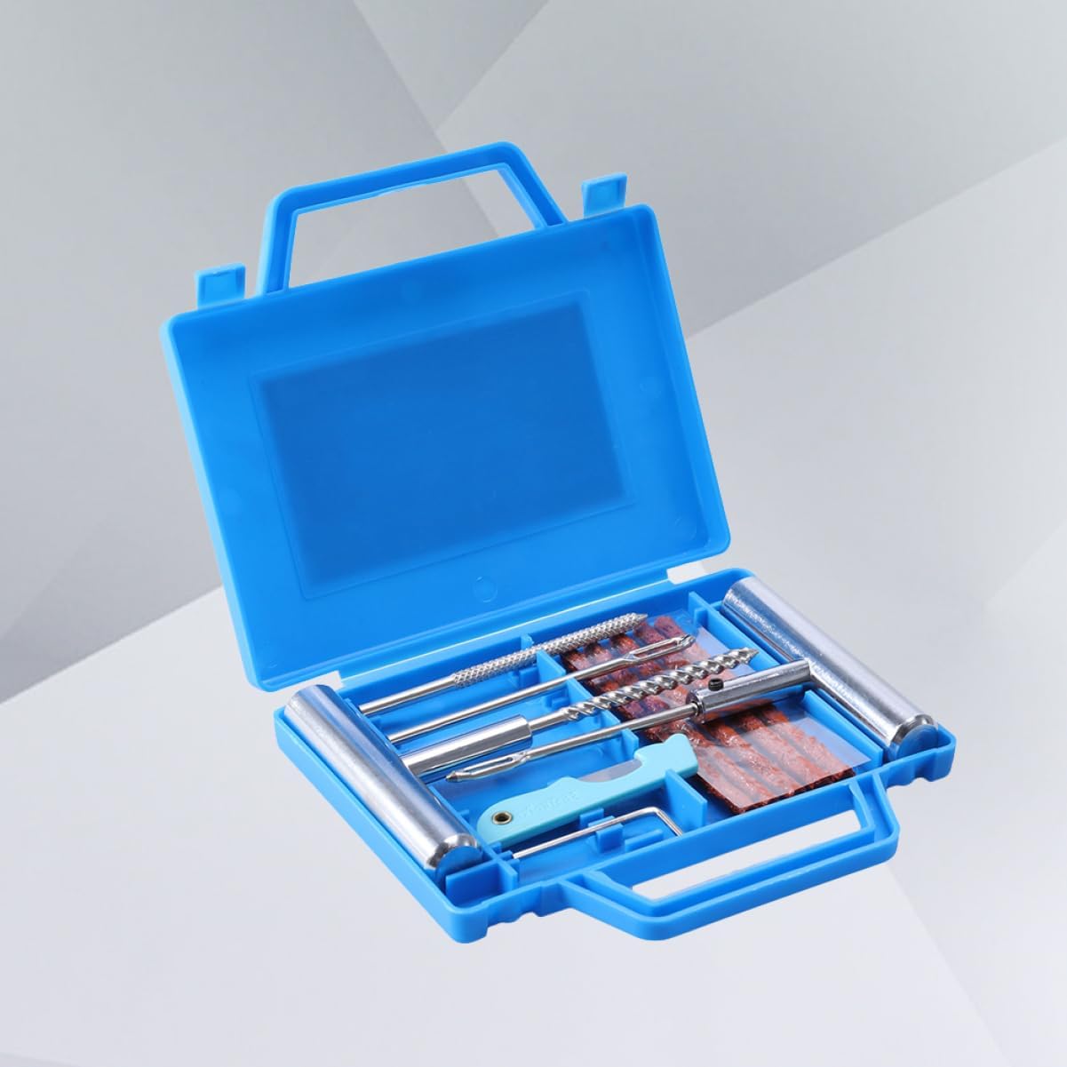 CHILDWEET 11pcs Tire Repair Kit Heavy Duty Tyre Repair Set Sealer Patch Car Motorcycle Tire Tool Random Color