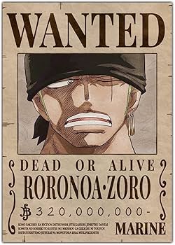 ワンピース　メタリックポスター Amazon.co.jp: ComicSense.xyz ワンピース アニメ 指名手配 クルー