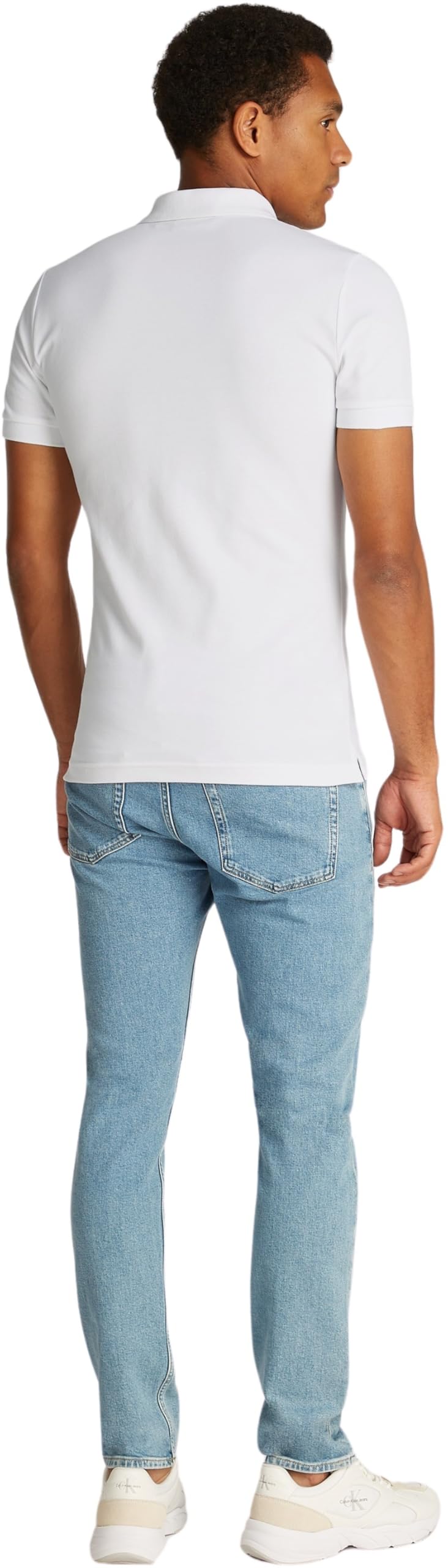 Calvin Klein Polo de Manga Corta para Hombre Slim Fit