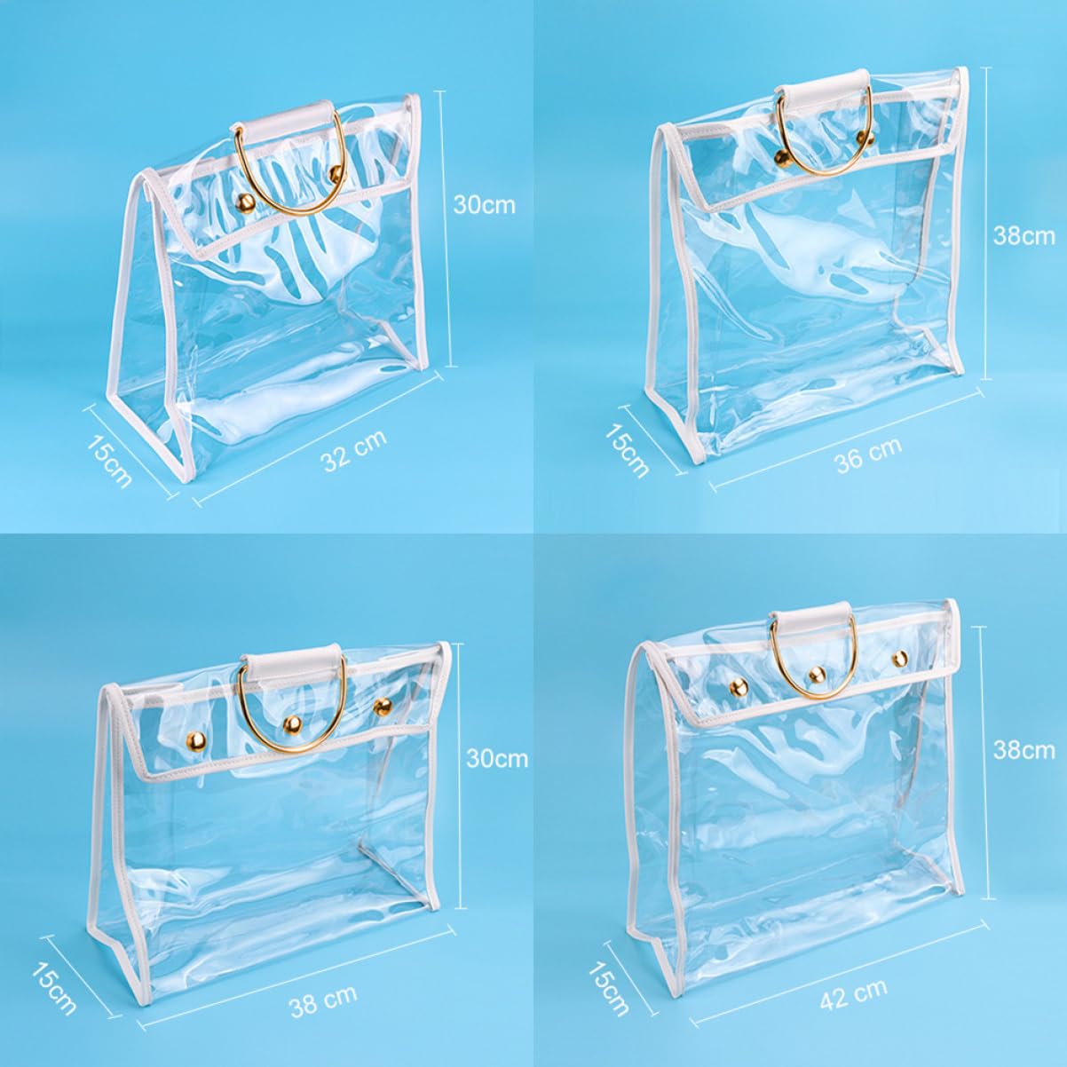 TOVINANNA Dustbag for Handbags Hanging Handbag Organizer Women's Bag Protector Waterproof Pvc Extra Hook Organized Storage